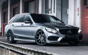 Mercedes-Benz C-Class Estate AMG Line on Vossen Wheels (CVT) '2019